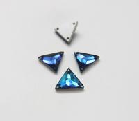 16 mm Swarovski (3270) Cosmic Triangle Bermuda Blue Crystal embroidery jewelry parts bridal decorations embroidery materials