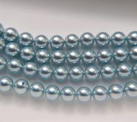 Swarovski® 8mm Crystal Light Blue Pearl Round Pearl Beads round pearl swarovski crystal beads swarovski crystal pearl WHOLESALE PRICES