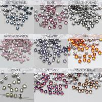 20ss Clear Flatback Swarovski Rose Montees, 5mm Silver Plated Mounted Rose Montees in colors sewon embroidery materials tailoring wedding