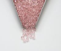4mm Rose Peach Swarovski Bicone Beads jewelry making supplies wedding decorations embroidery materials vintage beads