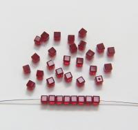 Swarovski 5601 Cube Bead 4mm wedding decorations jewelry supplies vintage craft supply