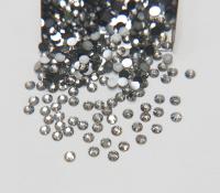 16SS Swarovski vinatge Flatbacks in Crystal Silver Shade Chaton Roses 4mm Made in Austria Nail art jewelry making supply decoration