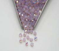 5mm Violet Opal Aurore Boreale Swarovski Bicone rainbow beads jewelry making couture embroidery materials