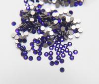 16SS Swarovski vinatge Flatbacks in Cobalt Chaton Roses 4mm Made in Austria Nail art jewelry making supply decoration