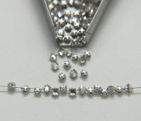 4mm fancy Clear Flatback SQUARE Swarovski Crystal Rose Montees Silver Plated Mounted Rose Montees sewon embroidery materials wedding decor