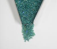 11/0 Charlotte true Cut Beads Patina Opal Neon Teal Green Aurore Boreale loose beads embroidery materials native supply