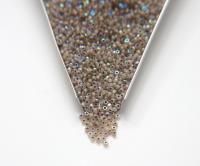 11/0 Charlotte true Cut Beads Patina White Opal Antique Gold Lined Aurore Boreale loose beads embroidery making jewelry native supply