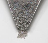 11/0 Charlotte true Cut Beads Patina White Opal Silverlined Aurore Boreale loose beads embroidery materials making jewelry native supply