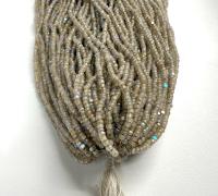 11/0 Hanks Charlotte Cut Beads Patina White Opal Antique Gold Lined Aurore Boreale PREMIUM SEED BEADS Native Supplies truecuts beads