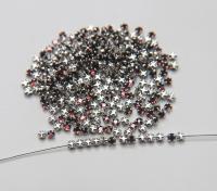 10ss Clear Flatback Swarovski Rose Montees, 2.8mm Silver Plated Mounted Rose Montees, in colors, sewon, embroidery materials, wedding deco
