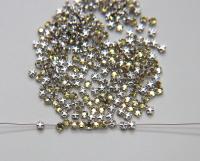 10ss Clear Flatback Swarovski Rose Montees, 2.8mm Silver Plated Mounted Rose Montees, in colors, sewon, embroidery materials, wedding deco