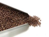 11/0 True cuts Charlotte Beads Light Amethyst Antique Gold Lined 10/20/50/250/500 Grams PREMIUM SEED BEADS, Native Supply