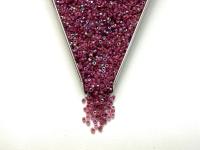 11/0 True Cut Beads Patina Matt Crystal Neon Pink Lined Aurore Boreale embroidery materials native supply ornaments making