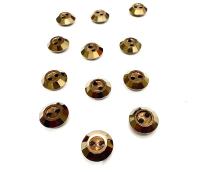 10mm Swarovski 3122 Round Jet Nut Button Beads and Jewelry Supplies
