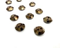 10mm Swarovski 3122 Round Jet Nut Button Beads and Jewelry Supplies