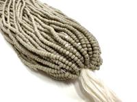 11/0 Hanks Charlotte Cut Beads 43020 Opaque Grey glass beads jewelry supply findings craft supply