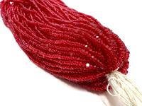 11/0 Hanks Charlotte Cut Beads 90090 Transparent Ruby glass beads jewelry supply findings craft supply