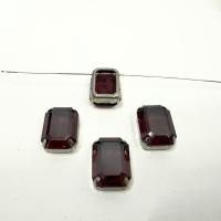Swarovski 18x13 Crystal 4610 Octagon Silver Clips Sewon 4 hole embroidery materials sewing jewelry making craft vintage supplies