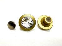 17mm Designer edition Swarovski Jeans Buttons Swarovski Crystal vintage articles 1791/120