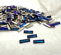 10x3 mm Swarovski 4500 Crystal Heliotrope Baguette Fancy Stone gemstones jewlery making color zirconium