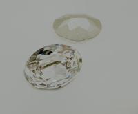 Vintage Swarovski 25x 18 mm Crystal Foiled Oval Shape 4120 Premier Crystal Rhinestones gemstones, jewlery
