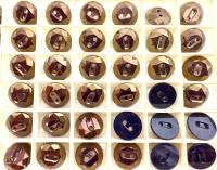 Jet Nut (3002) Swarovski Crystal Square Faceted Buttons for Sewing Projects - 12mm Vintage Crystal Button Beads and Jewelry Supplies