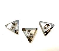 12mm Swarovski 3028 Triangle Crystal Satin Button vintage crystals Button vintage crystals