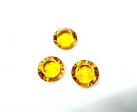 47ss SWAROVSKI #1128 Channel CRYSTAL Vintage Rhinestones in Topaz Unfoiled jewelry making supply vintage components cubic zirconium