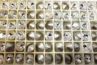 Vintage Swarovski 10 mm Cushion Cut in Crystal 4470 Premier Crystal 2 Pieces fancy stones jewelry making craft supply