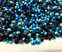 Swarovski Crystal 1028 (PP27) Jet Aurore Boreale Xilion Chatons Vintage Swarovski zirconium hobby craft clay