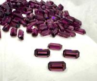 Vintage Swarovski 10x5 mm Amethyst Unfoiled Octagon Shape crystal clay article 4600 Premier Crystal Rhinestones gemstones