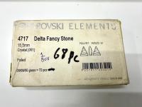 Swarovski 4717 Delta Fancy Stone 15.5mm Crystal Foiled jewelry making stones