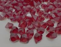 Swarovski 4800 Vintage Heart Rhinestones - 6.6x 6 mm in Siam unfoiled fancy stones jewelry making