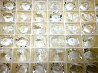 Vintage Swarovski 12mm Cushion Cut in Vintage Rose 4470 Premier Crystal 2 Pieces fancy stones, jewelry making, craft supply
