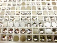 Swarovski 2088 XIRIUS 30ss Flatbacks No-Hotfix Crystal Rhinestones Nail Art 6.3mm Made in Austria