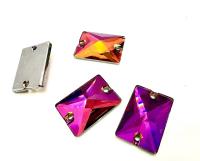 Swarovski 3250 Square Sew-On 18X 13mm Rectangle in CRYSTAL VOLCANO embroidery pieces bridal decorations