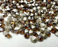 Swarovski Topaz Satin 32pp Swarovski 1028 Chatons Rhinestones Xilion Vintage Swarovski rhinestones zirconium Crystal Clay Jewelry Repair