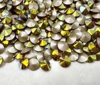 Swarovski 29ss Chaton Round Siam Aurore Boreale stones jewelry making craft