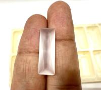 Swarovski 4547 Princess Baguette Fancy Stone 24x8mm Crystal Matt Finish Unfoiled