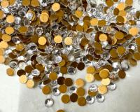 4mm Swarovski Round Cabochon Cabs Crystal foiled Article # 2090/4 Vintage Flat Back