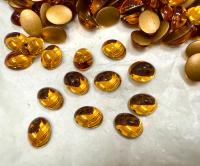 Swarovski 8 X6 mm Vintage 2190 Flat Back Oval Cabochon Cabs Jewelry making components