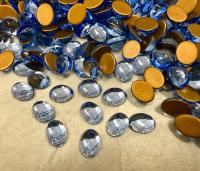Swarovski 8 X6 mm Vintage 2190 Flat Back Oval Cabochon Cabs Jewelry making components