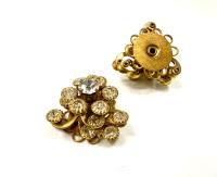 20 mm Vintage brass Swarovski Embellishment DIY Hair Bow Supplies wedding decorations