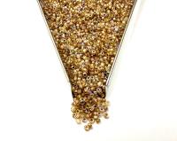 11/0 Charlotte true Cut Beads Patina Dark Cream Lined Aurore Boreale 10/20/50/250/500 Grams 1300 Pieces loose beads, embroidery materials