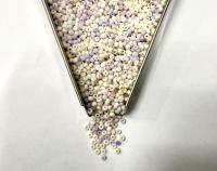11/0 Charlotte Cut Beads Periwinkle Petal Mix