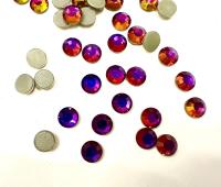 Swarovski Rose Flat Back Hotfix (2028) SS34 in Volcano