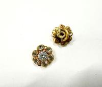 Swarovski Crystal Riveted 13mm Crystals, Victorian Classic gold plated Design DIY Supplies wedding decorations