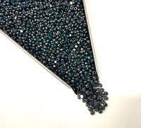 11/0 Charlotte true Cut Beads Ionized Opaque Emerald