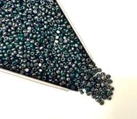 11/0 Charlotte true Cut Beads Ionized Opaque Emerald