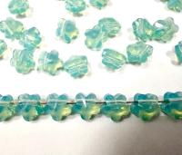 Swarovski Elements 8MM Swarovski 5744 Pacific Opal Faceted Flower Crystal Beads side drilled Premium Supply